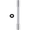 MagiDeal Tubo di prolunga per rubinetto Tubo flessibile dell'acqua girevole a 360 gradi per lavabo da bagno, Bianco 30 cm