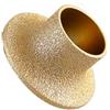 GYQIZSS 1 pz 10mm-35mm Secco Vuoto Brasato Diamante Mola Bordo Profilo Levigatura Disco Marmo Granito Ceramica Vetro Mola strumento