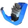 Oxfo KIT 25 PUNTE TRAPANO IN METALLO LEGA HSS PUNTA DA 1 A 13 MM FRESA FRESE X FORARE