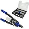 HASKYY Pinza rivettatrice per rivetti ciechi 3,2 - 6,4 mm inclusi 150 rivetti in alluminio assortiti/valigetta