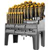 Ingco Hksd10028 Set Cacciaviti Professionali 100 Pezzi Inclusi Con Supporto In Plastica Giraviti A Taglio Stella Croce Torx Inserti