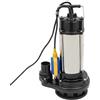SYNCMH Pompa per acqua sporca, 1,5 kW, 36 m³/h, portata 22 m, altezza di mandata IP68, con interruttore a galleggiante, pompa sommergibile per acqua sporca per acqua sporca nell'industria mineraria e lavori
