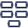 Electron 5 supporti a 4 moduli/posti per placche, scatola 504, Compatibile Con BTicino Living, alta qualità e lunga durata, per placche in plastica, alluminio e vetro, originali e compatibili