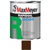 Max Meyer Rapidoil, Smalto Lucido Universale per Ferro e Legno, Resistente agli Agenti Atmosferici, Buon Potere Coprente, Multisupporto, 13-16 mq/l (Marrone Noce RAL 8011, 0,75 Litri)