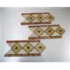 Generico Greca Mosaico Marmo su Rete - Cm 14X31 - Multicolore - Pz 3
