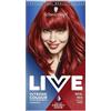 LIVE Schwarzkopf LIVE Intenso Colorazione per capelli Rosso Permanente Tinta per capelli, Siero Vibrancy Integrato, Rosso Reale 035
