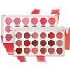 Generico Palette labbra opache impermeabili, rossetto rosso opaco per il trucco | labbra resistente all'acqua rossetti con 18 colori - di creme per labbra portatile lucidalabbra per donne, fidanzata, madre, mo