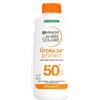 Garnier Ambre Solaire SPF 50+ Hydra 24 Hour Protect - Crema solare idratante UVB e UVA, arricchita con vitamina C, crema solare resistente all'acqua, non grassa, ad assorbimento rapido, 175 ml
