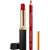 L'Oreal Paris L'Oréal Paris Set Rossetto Color Riche Intense Volume Matte 40Y 1990 Le Bordeaux Volumizzante Idratante Lunga Tenuta + Matita Labbra Color Riche Tratto Morbido Lunga Tenuta - Set da 2