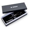 Kiepe 2814 Monster Cut forbice professionale per capelli 6 pollici Convex Razor con rivestimento titanio nero per precisione avanzata Made in Italy