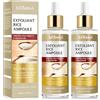 Lxitian Siero Esfoliante al Riso 200ml, Siero Coreano Esfoliante al Riso, Peeling Viso Delicato,Scrub Viso Anti Punti Neri Rimozione, Riduce Pori, Idratante e Illuminante,Rimuove Cellule Morte,pelli sensibili