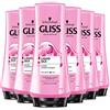 Schwarzkopf Gliss Liquid Silk Gloss Conditioner 200 ml - Confezione da 6