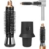 Odashen Spazzola Volumizzante Piccola Rotonda da 20mm e Adattatore per Asciugacapelli Dyson Supersonic HD01, HD02, HD03, HD04, HD07, HD08, HD15, per Dyson Airwrap HS01, HS05