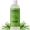 maple holistics Tea Tree Shampoo Capelli Grassi - Maple Holistics Shampoo Purificante per Cute Grassa e Capelli con Oli Essenziali di Lavanda e Rosmarino - Senza Solfati Siliconi e Parabeni (236 mL)
