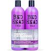 Tigi - Bed Head Dumb Blonde, Trattamento ricostituente per capelli trattati chimicamente, Shampoo + Balsamo