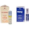 Generico Chelsea & Classic Concentrated Perfume Oil Roll-On Combo Pack of 2 (6ml Each) | Long Lasting Alcohol-Free Attar for Men & Women