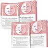HYPYXUS Maschera di collagene di bio di Nifora, affronta una vera maschera profonda rassodarla e idratante, le maschere idrogel notturne coreane con acido ialuronico, migliorano l'elasticità (10Pcs)