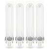 Agatige 4 Pz/set 9 W Lampadina UV Manicure Asciugatrice Lampadina Gel Smalto per unghie Tubo luminoso per salone