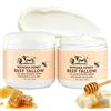 Soelegant Manuka Honey Beef Tallow Cream 2 Pack - Collagene Idratante Balsamo di Sego per Viso e Corpo - Crema idratante per la pelle al miele di Manuka per pelli sensibili secche - Assorbimento rapido, non