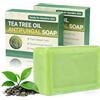 Xifyjus Sapone Antifungino, Nuovi Saponi Delicati E Naturali All'albero Del Tè, Saponette Da Bagno Biologiche for Viso E Corpo, Pulizia Profonda, Controllo Dell'olio, Bagnoschiuma Lenitivo Idratante