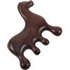 Alipis Pettine per Massaggio Capillare a Forma di Cavallo in Legno di Sandalo Stimolazione dei Meridiani e Rilassamento, Regalo la Cura Domestica