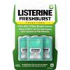 Listerine Freshburst Pocketpaks Breath Strips, Dissolving Breath Freshener Strips Kill 99% of Germs that Cause Bad Breath, Portable for On-the-Go, Minty Flavor, 3 packs of 24-strips Each