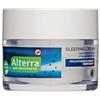 Alterra Sleeping Cream 50ml per pelle stanca con olio di mandorle biologico, Daymoist CLR e acido ialuronico, idratante durante la notte, cosmetici naturali certificati, vegani