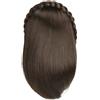Ukbzxcmws Fascia per capelli intrecciata per ragazze con estensioni per capelli Fascia per la fotografia di strada all'aperto da donna Toupet