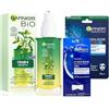 Garnier Skin Active Hydra Bomb Maschera Occhi In Tessuto Notte -4°C Effetto Ghiaccio Con Acqua Marina Purissima E Acido Ialuronico Senza Profumo 6 Gr (Olio Notte+Maschera Occhi+Maschera Viso)