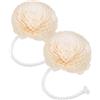 Yardenfun Diffusore di Profumo Floreale 2 Pezzi Fiore Artificiale in Legno e Corda di Cotone, Rilascio Aroma Essenziale per Casa e Ufficio, Decorazione Elegante