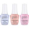 Harmony Gelish Smalto gel Soak-Off - Proteggi e rinforza, Gel per struttura 15ml x 3 - Trasparente, Cover Rosa e Rosa traslucido