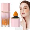 Lingjiong - Bastone liquido impermeabile Super Dewy Liquid Rouge per guance e occhi, resistente alle sbavature e alla lunga durata