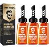 Orgrul Gel per capelli 2 in 1 con pettine, gel per acconciature da uomo, 2 in 1 con pettine, gel per capelli con dip comb, 100 ml (3 pezzi)