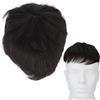 mumisuto Parrucca Corta Da Uomo, Parrucca Da Uomo Sintetica Maschile Sintetica A Onde Naturali A Strati Corti Con Frangia, Topper Per Capelli Per La Perdita Dell'Attaccatura Dei Capelli Per Gli Uomini