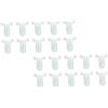 Veemoon Espositore Colori Unghie in Abs Bianco 100 Pezzi Anelli per Mostrare Smalti e Display per Uso Personale e Professionale Manicure