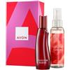 Avon Set di profumo Passion Dance in bella confezione regalo floreale/chypre