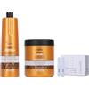 Generico Seliar Echosline Luxury Set Shampoo e Maschera Professionale idratante, Maschera Idratante 1 Minuto e Shampoo Extra-Gloss per Capelli Secchi e Disidratati, 1000 ml + 2 Fiale ristrutturanti Omaggio