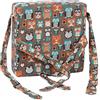 Chickwin Cuscino Rialzo Sedia per Bambini, Cartone Animato Stampa Cuscino Alzasedia con Cinghie Regolabile Lavabile Smontabile Cuscino Seduta per Sedia da Pranzo (gufo marrone,32x32x8cm)