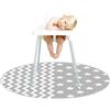 Treer Tappetino Seggiolone Bambini, 130cm Tappeto Seggiolone Impermeabile Antiscivolo e Lavabile per Protezione Pavimento, Cartone Animato Tappeti Gioco Bambini Pieghevole (Stella)