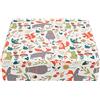 Chickwin Cuscino Rialzo Sedia per Bambini, Chickwin Baby Toddler Cuscino Alzasedia Lavabile Smontabile Regolabile Portatile Booster Sedile per Tavolo da Pranzo (alce grigio,32x32x8cm)
