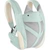 SONARIN Traspirante Leggero Marsupio Neonati,3-in-1 Morbido Cotone Porta Bebè Portantina Bebè Porta Bambino Ergonomico,Multifunzionale per Neonati e Bambini 0-36 Mesi(Blu)