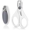 Reer BabyCare - Set per la cura delle unghie, forbici per unghie e tagliaunghie, colore: Bianco
