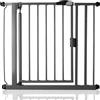 Safetots Cancelletto per Scale a Pressione con Chiusura Automatica, 82,2cm - 89,2cm, Grigio Ardesia, Cancelletto a Chiusura Automatica per Bambini, Barriera di Sicurezza per Bambini