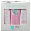MIO PICCOLO Set 3 Asciugamani NeonatoCuori Rosa QUADRATI IN GARZA - MIO PICCOLO