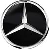 Mercedes-Benz Collection - Copertura per mozzo ruota | stella sublimata | nero opaco