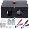 Sunicon Riscaldatore per Auto a 2 Fori, DC 12V 600W Kit Sbrinatore per Parabrezza Elettrico Portatile Scaldino per Camion Veicolo Invernale