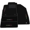 Somer Car Kit Tappetini Auto compatibili con MG ZS Benzina 2017-2025 | Set Tappeti in Moquette, Bandiera Italia, Tappeto auto su misura