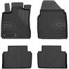 SMK Tappetini auto gomma per Nissan Qashqai I 2006-2013 Sperimentate un nuovo standard di viaggio con i tappeto gomma antiscivolo per auto - tappeto gommato multistagionali per tutte le condizioni str