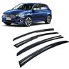 CarJoy Deflettori d'aria per finestrini laterali, compatibili con Fiat Tipo 2015-2024, parapioggia, deflettori adesivi, 4 pezzi