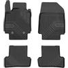 SMK Tappetini auto gomma per Renault Clio III 2005-2012 Sperimentate un nuovo standard di viaggio con i tappeto gomma antiscivolo per auto - tappeto gommato multistagionali per tutte le condizioni str